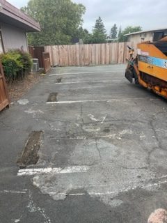 parking lot line striping project